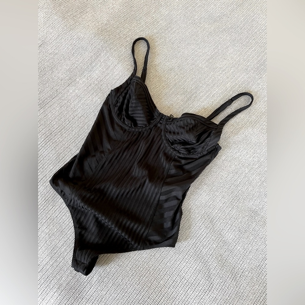 AllSaints Yuni bustier bodysuit